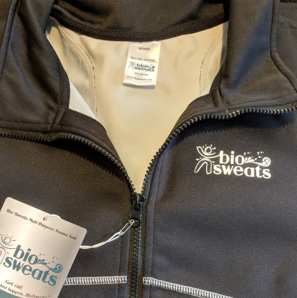 Bio Sweats Sauna Jacket 5XL (Size 18-20) - Picture 2 of 2